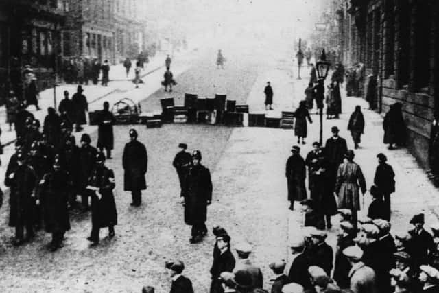 The events took place just months after the end of World War One. Many of the strikers were former soldiers demanding better working conditions.