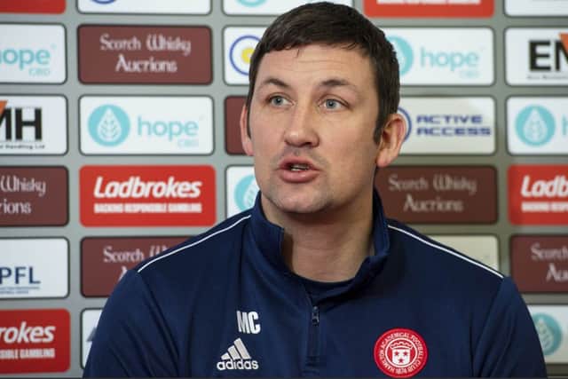 Martin Canning left his job as Hamilton Accies manager earlier this week. Picture: SNS