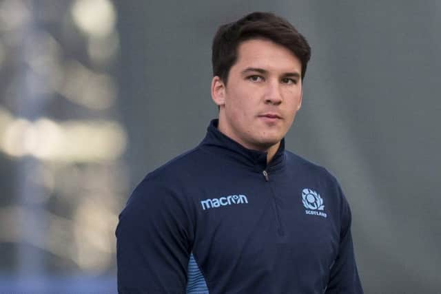 Glasgow centre Sam Johnson will make his Scotland debut against Italy. Picture: Bruce White/SNS/SRU