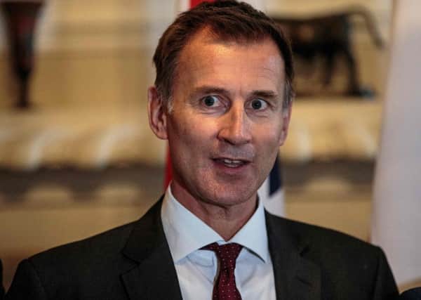 Britain's Foreign Secretary Jeremy Hunt. Picture: AFP/Getty Images