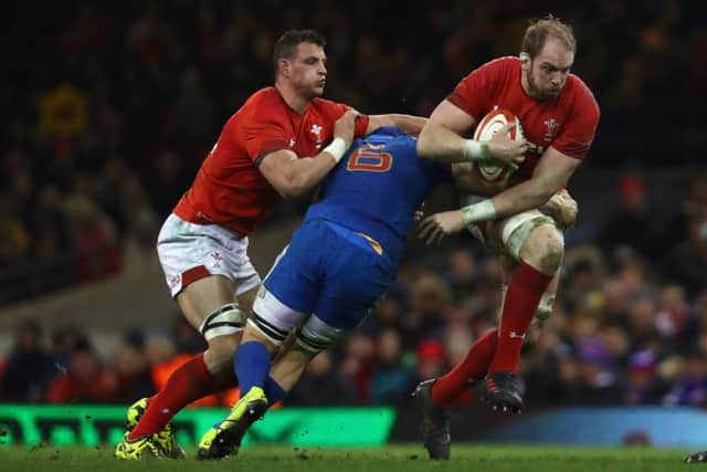 Alun Wyn Jones, in action against France in last years Six Nations, is determined to make a winning start in this years tournament. Picture: Getty.