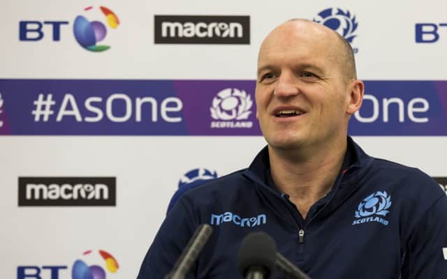 Gregor Townsend insists Sam Johnson is ready for his step up. Picture: SNS/SRU