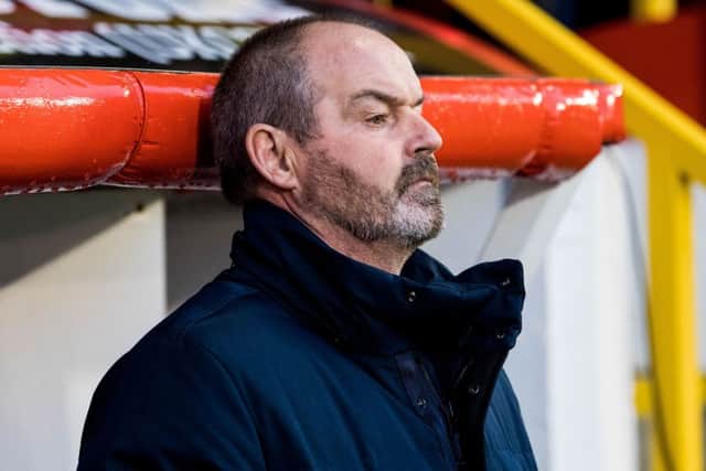 Steve Clarke says he was baffled by the dismissal of Kris Boyd. Picture: SNS.