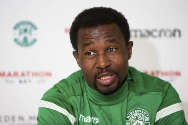Efe Ambrose was close to a return with Hibs. Picture: SNS