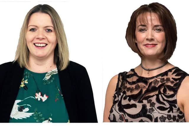 Kirsty Thomson (left) and Angie Foreman. Picture: Kathryn Rattray/Malcolm Cochrane