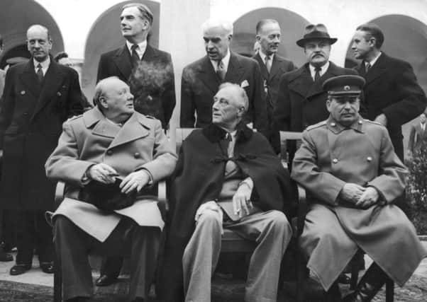Even though Richard Sorge was one of his most effective spies, providing evidence that the Germans were planning to invade Russia in June 1941, Stalin (pictured here at with Churchill and Roosevelt at Yalta in 1945) never really trusted him. PIC: Keystone Features/Getty Images