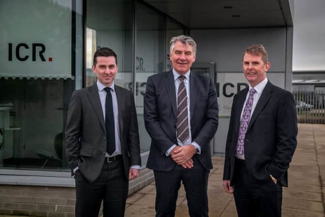 Left to right: Alan McQuade, Bill Bayliss and Richard Wilson of ICR Integrity. Picture: contributed.