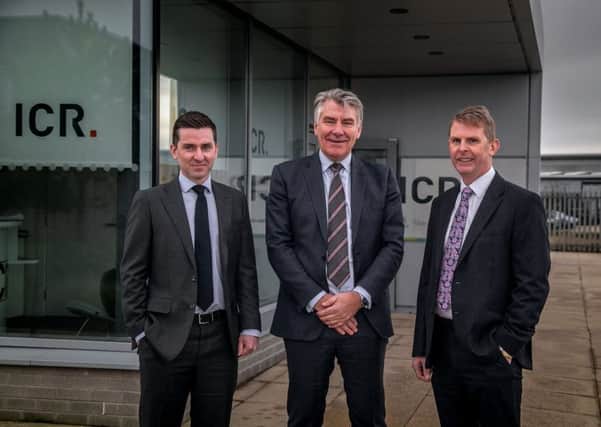Left to right: Alan McQuade, Bill Bayliss and Richard Wilson of ICR Integrity. Picture: contributed.