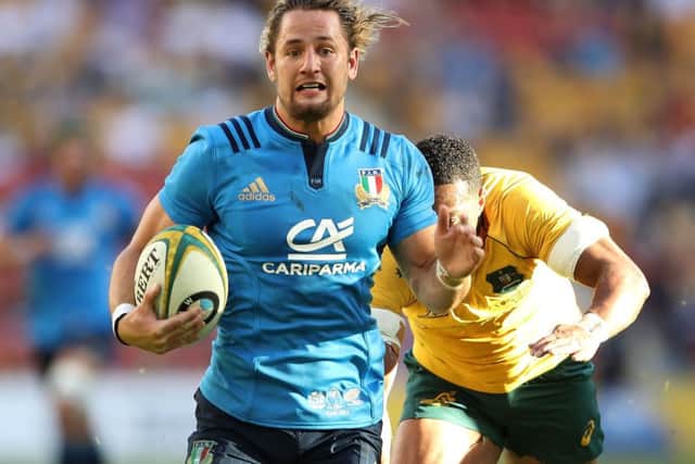Michele Campagnaro of Italy. Picture: Mark Kolbe/Getty Images