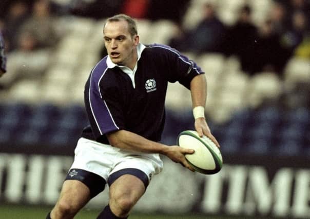 Scotland head coach Gregor Townsend in action as a player in 1998. Picture: Michael Cooper/Allsport