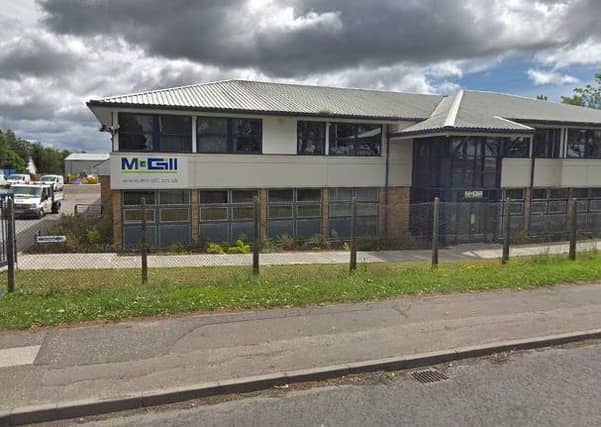 McGill & Co employed 429 people across its Dundee headquarters, pictured, and offices in Glasgow and Edinburgh