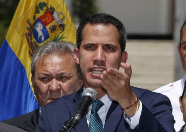 Juan Guaido, who has declared himself the interim president of Venezuela. Picture: AP Photo/Fernando Llano