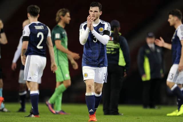 Andrew Robertson has been voted amongst the top 100 players in world football. Pic: Michael Gillen