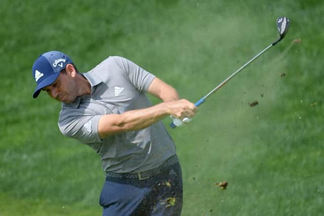 Sergio Garcia damaged no fewer than five greens at the Saudi International. Photograph: Ross Kinnaird/Getty Images