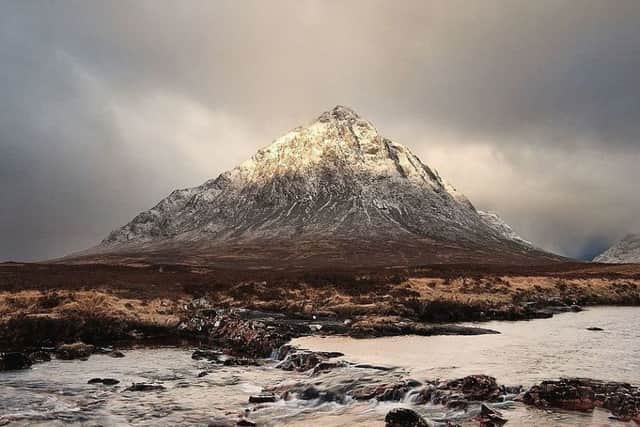 Buachaille Etive More translates as the Great Herdsman.