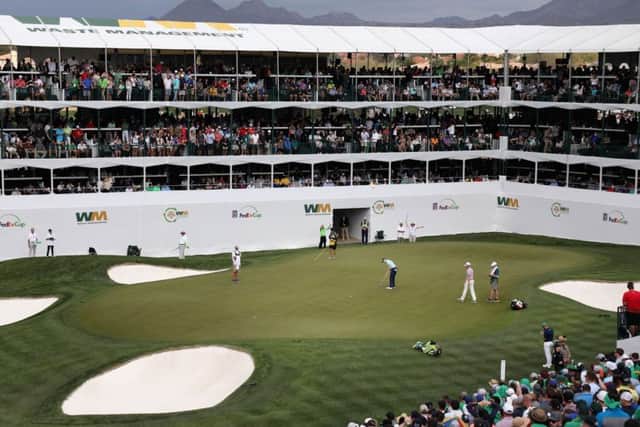 Denny McCarthy's two-shot penalty under the new rules was imposed in the second round of the Waste Management Phoenix Open. Picture: Getty Images