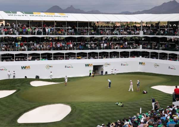 Denny McCarthy's two-shot penalty under the new rules was imposed in the second round of the Waste Management Phoenix Open. Picture: Getty Images