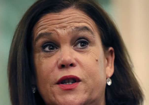 Sinn Fein president Mary Lou McDonald