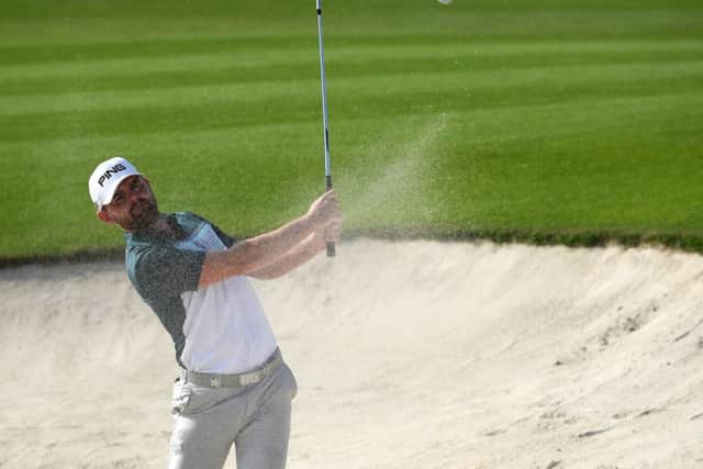 Liam Johnston on his way to finishing joint-30th in the inaugural Saud International at Royal Greens. Picture: Ross Kinnaird/Getty Images