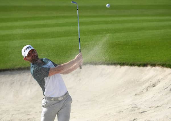 Liam Johnston on his way to finishing joint-30th in the inaugural Saud International at Royal Greens. Picture: Ross Kinnaird/Getty Images