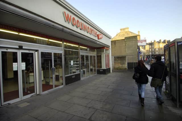 Woolworth's was one of the UK's most famous retail brands. But all 807 stores, including this example in Stockbridge, Edinburgh, were closed in January 2009. The company was among the first of the 'big names' to vanish