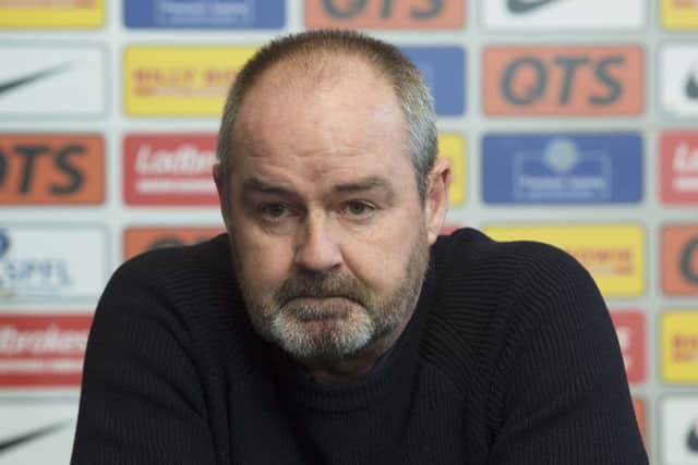 Steve Clarke wants people in authority to 'sort out' Scotland's refereeing situation. Picture: SNS.