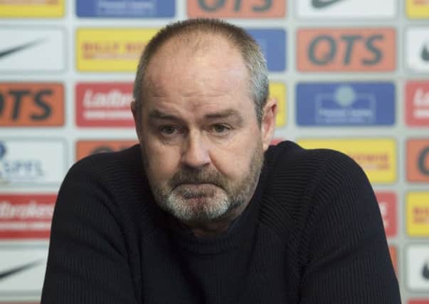Steve Clarke wants people in authority to 'sort out' Scotland's refereeing situation. Picture: SNS.