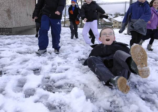 Thousands of pupils have been off school due to the weather. Picture: TSPL