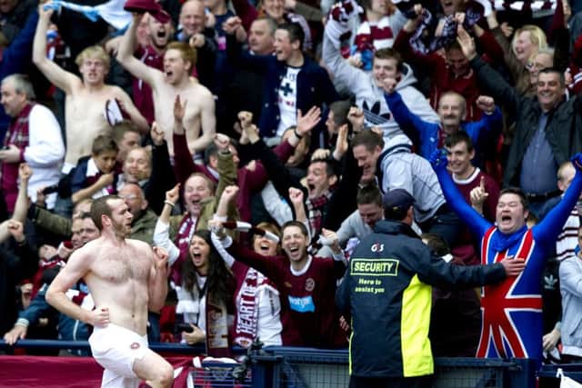 Signed in February, 2012, Beattie would score the famous goal (and perform the infamous celebration) that vaulted Hearts into the 2012 Scottish Cup final.