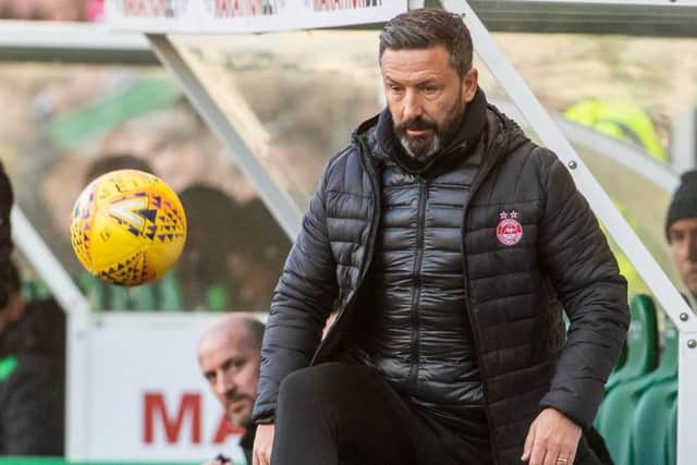 Aberdeen manager Derek McInnes proposes that referees who have made bad mistakes do not get big games. Picture: SNS