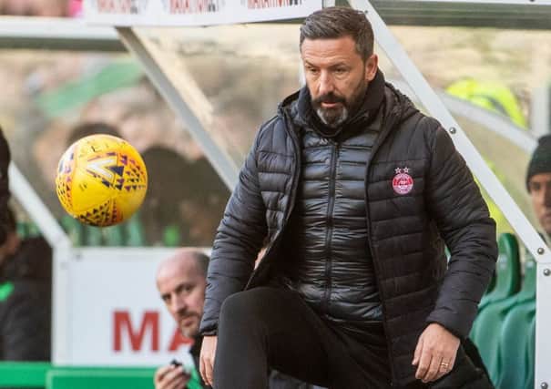 Aberdeen manager Derek McInnes proposes that referees who have made bad mistakes do not get big games. Picture: SNS