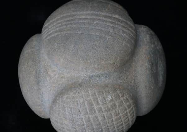 The 'Sheriffmuir Ball' is thought to be around 4,000-years-old with experts still divided over the original purpose of the objects. PIC: Hugo Anderson-Whymark