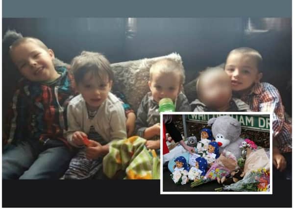 The four young children who died in the Stafford house fire have been named locally. Picture: Contributed