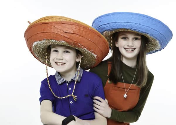 Chloe Lowther, 11, and her brother Oscar, nine, are featuring in this yea's national Wear A Hat Day campaign by the Brain Tumour Research charity