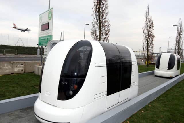 The Heathrow "pods" which have operated since 2011. Picture: Steve Parsons/PA