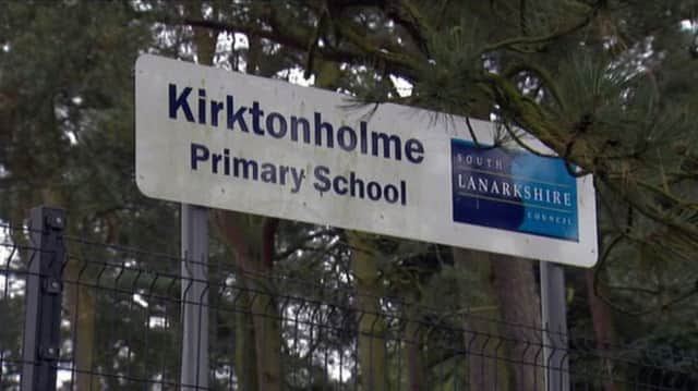 The abduction attempt happened outside Kirktonholme Primary School