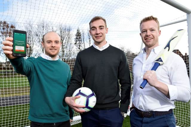 From left: Shea OHagan, Chris McCann and Fearghal Campbell. Picture: contributed.