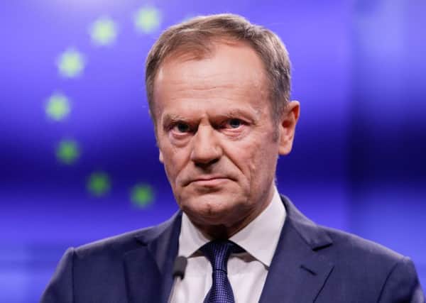 Donald Tusk suggested there was a "special place in hell" for Brexit politicians who failed to come up with a plan for how to achieve it safely (Photo by Aris Oikonomou/AFP/Getty)