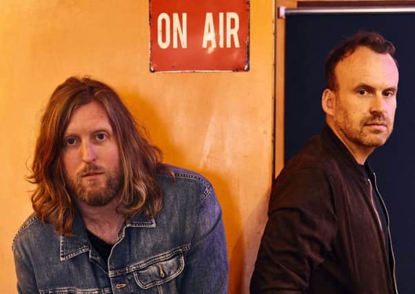 Andy Burrows and Matt Haig. Picture: PA