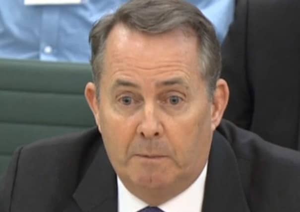 International Trade Secretary Liam Fox. Picture: PA Wire