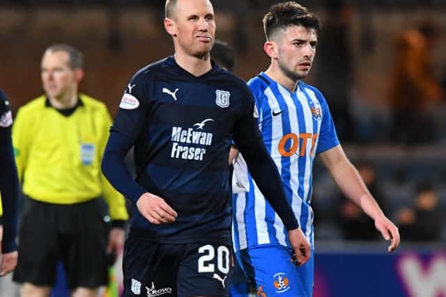 Kenny Miller looks dejected after missing his late penalty. Picture: SNS Group