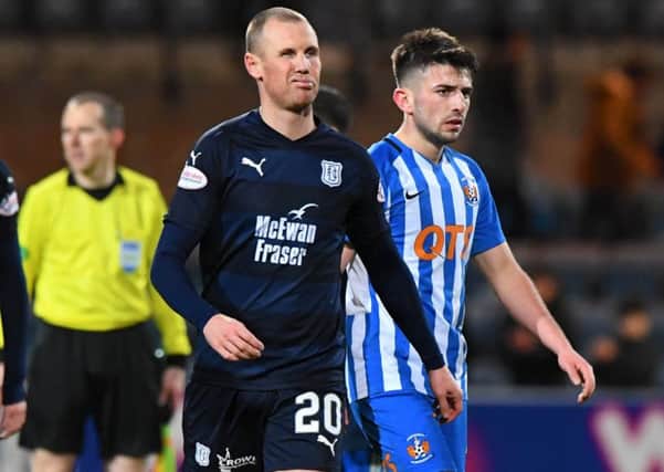Kenny Miller looks dejected after missing his late penalty. Picture: SNS Group