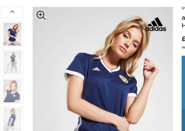 The controversial JD Sports website pictures. Picture: TSPL