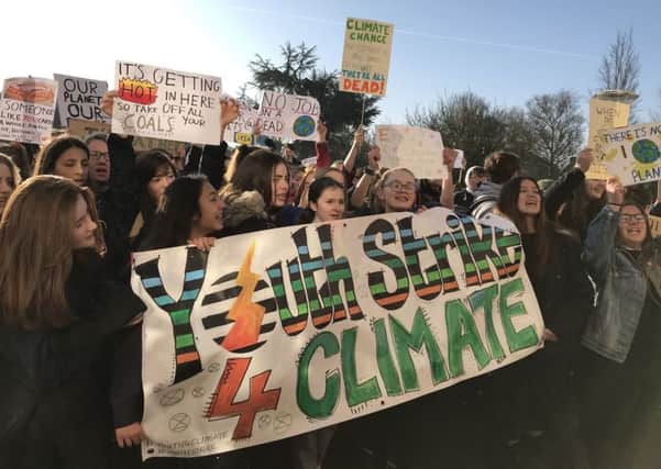 School strikes to demand action over climate change are being led by teenage girls all over Europe (Picture: Sam Russell/PA Wire)