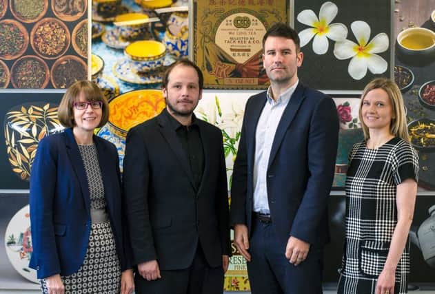 L to R: Mairi Prior, finance director, Danny Cowie, managing director, Allan Smith, business development director, Julie Murray, creative director. Picture: Contributed.