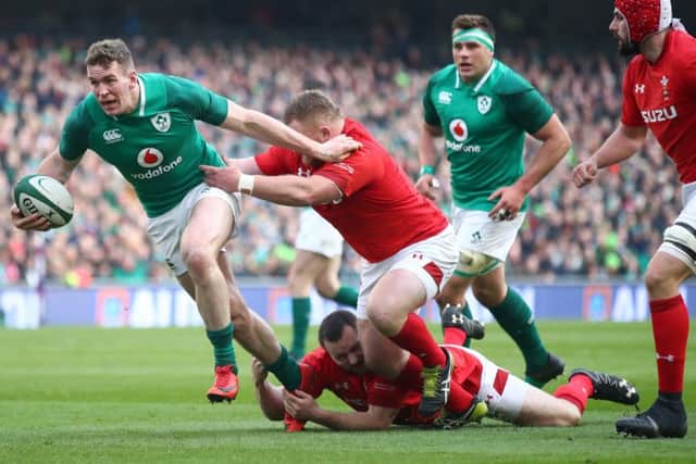 Chris Farrell of Ireland will line up against Scotland on Saturday. Picture: Julian Finney/Getty Images