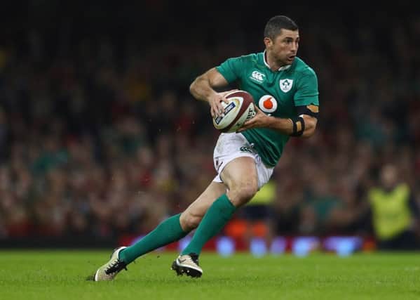 Rob Kearney will return at full-back for Ireland against Scotland. Picture: Getty Images