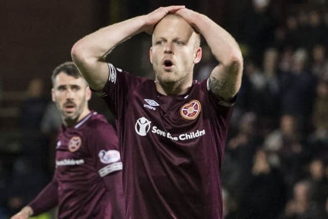 Steven Naismith is one of the two Hearts players wanted by Birmingham. Picture: SNS