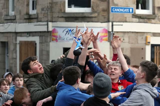 Traditionally the first ever game was played with an Englishman's head.