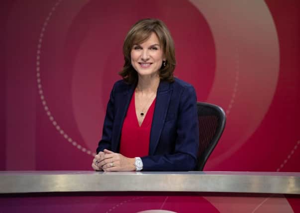 Fiona Bruce was revealed as the new presenter of the long-running Question Time series last year